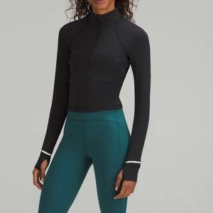 Lululemon It’s Rulu run cropped half zip - 10